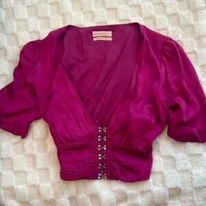 URBAN OUTFITTERS SILK TOP